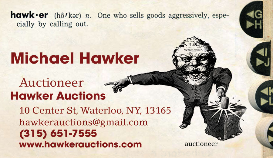 Hawker biz card